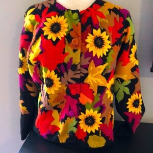 Michael Simon Wearable Art Cardigan